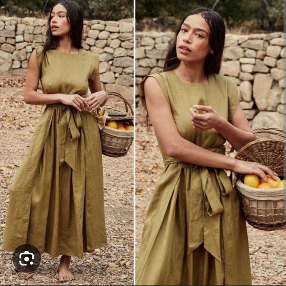 NWT Dôen Pacifica Dress in Oaken Size S